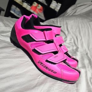 Spirita specialized pink womens spin shoes, never worn, size 9